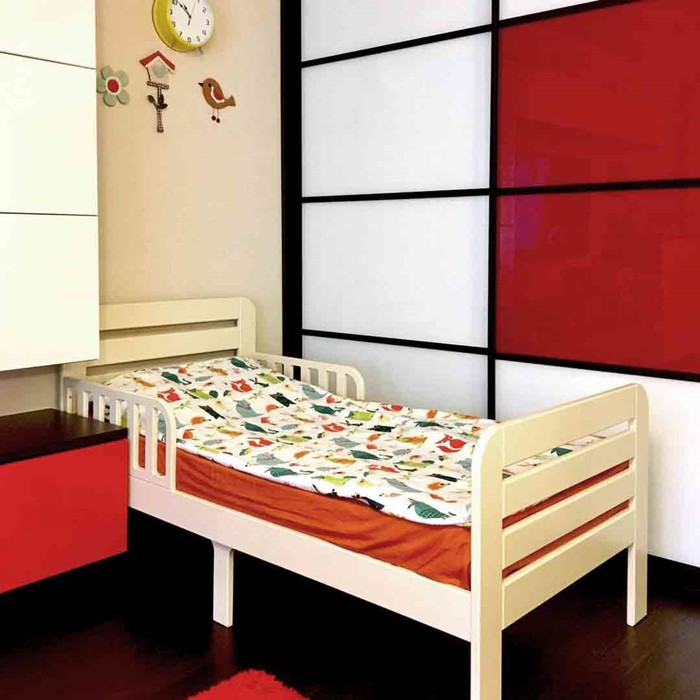 Кровать подростковая &quot;Охта&quot;, слоновая кость