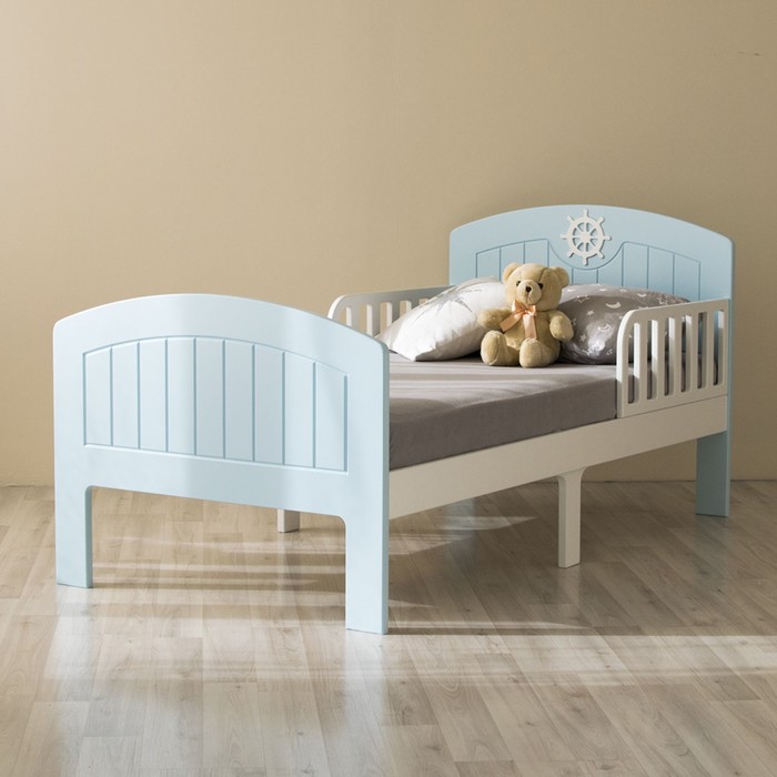 Кровать подростковая &quot;Юнга&quot;, голубая