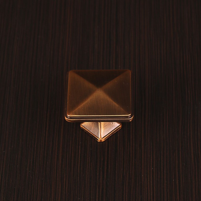 Ручка кнопка, РК017MAZ, цвет кофе