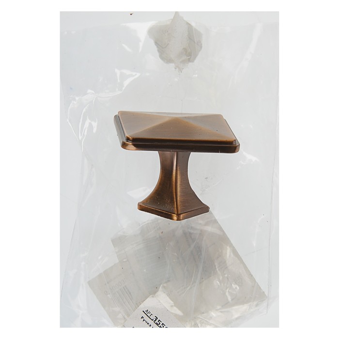 Ручка кнопка, РК017MAZ, цвет кофе