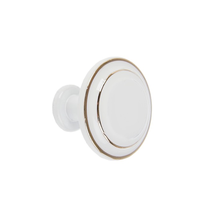 Ручка-кнопка РК041, белая