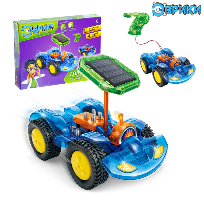 Электронный конструктор «Солнцеход», 2 источника энергии