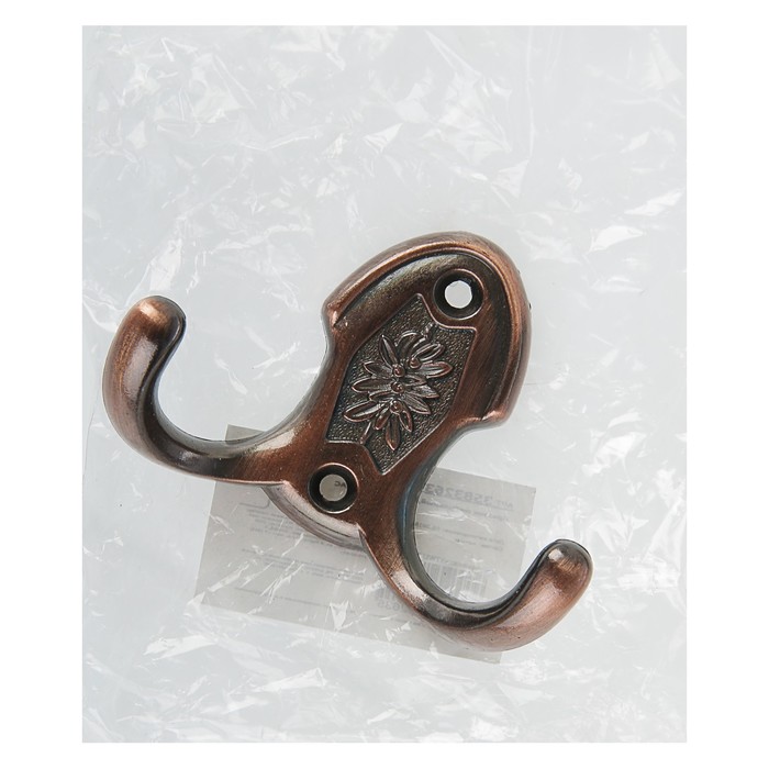 Крючок мебельный, KM220AC, цвет медь