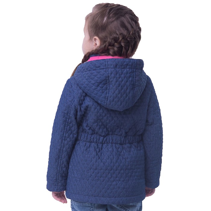 Куртка для девочки, рост 110 см, цвет синий