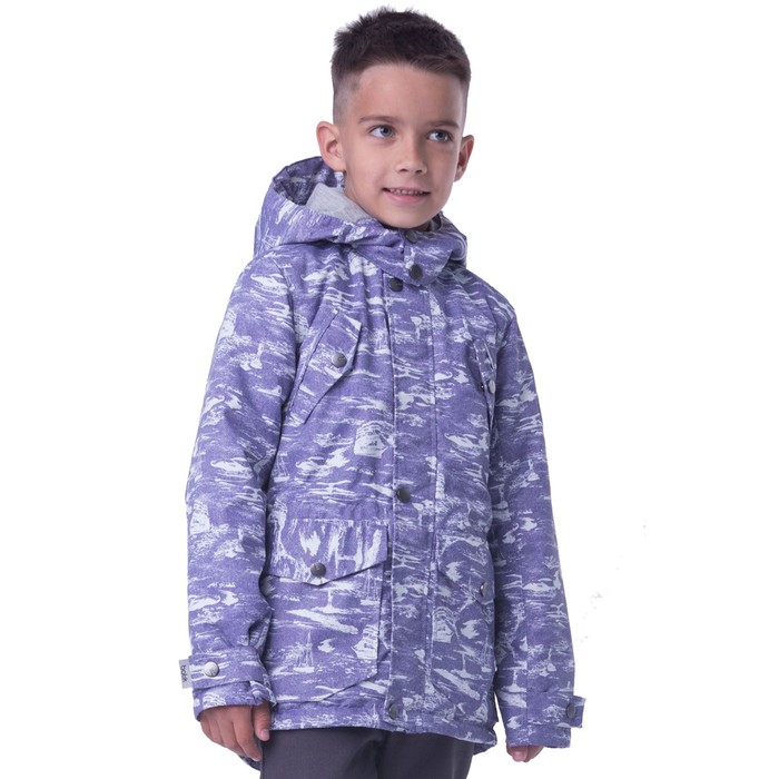 Парка для мальчика, рост 158 см, цвет синий