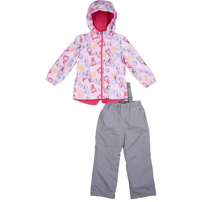 Комплект для девочки, рост 116 см, цвет розовый