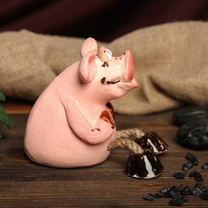 Копилка авторская "Свинка" микс