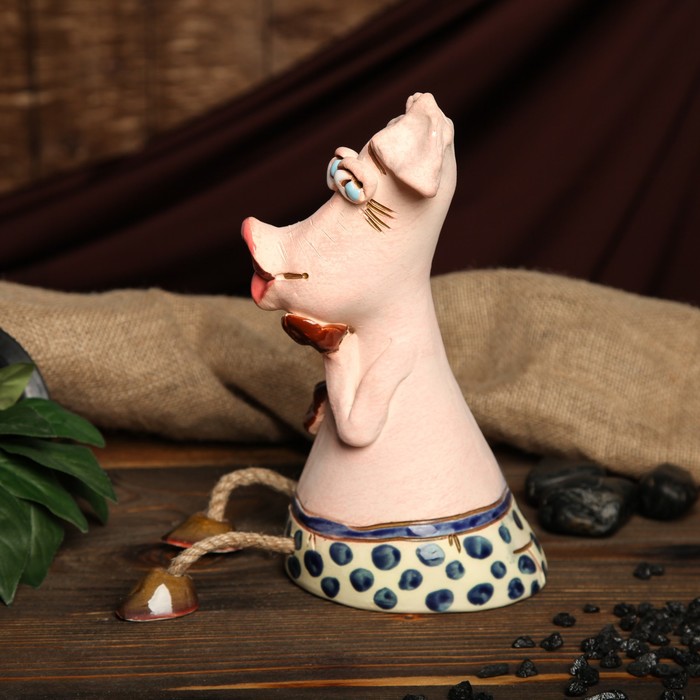 Копилка авторская "Кабанчик долговязый", микс