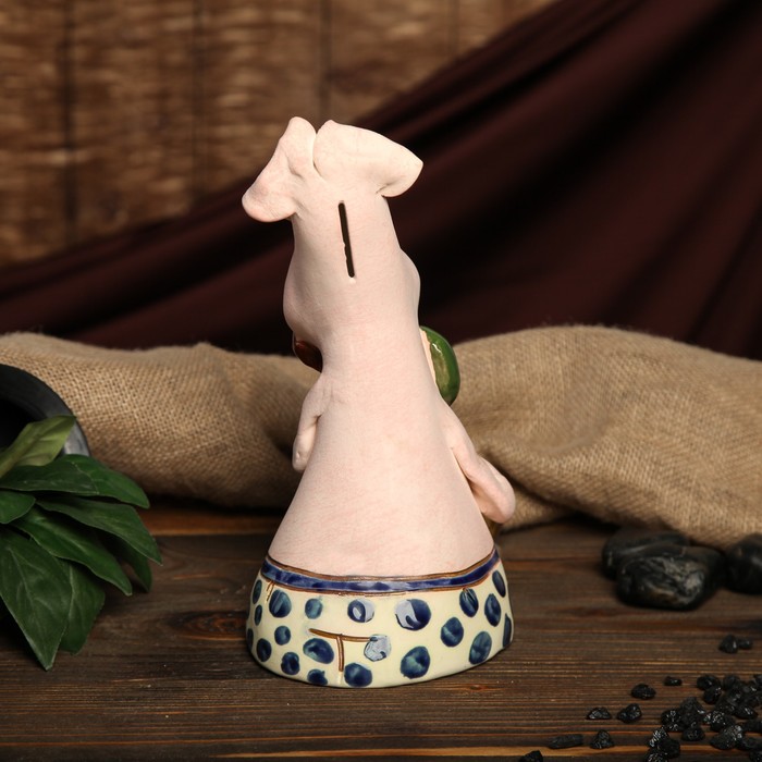 Копилка авторская "Кабанчик долговязый", микс