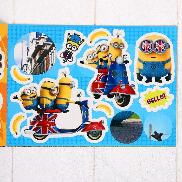 Набор для творчества с наклейками "Путешествуй" Гадкий Я