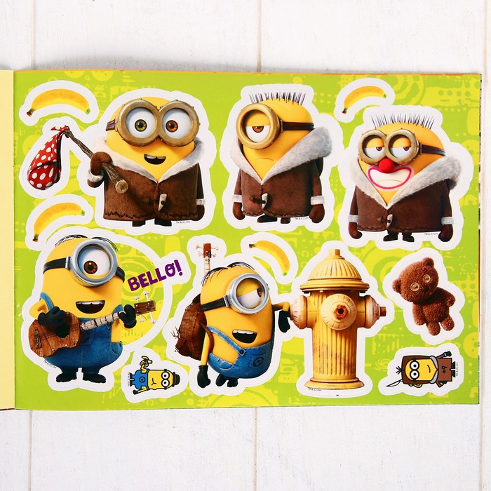 Набор для творчества с наклейками "Путешествуй" Гадкий Я