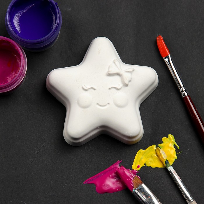 Фигурка под раскраску "Звездочка" 8х8см