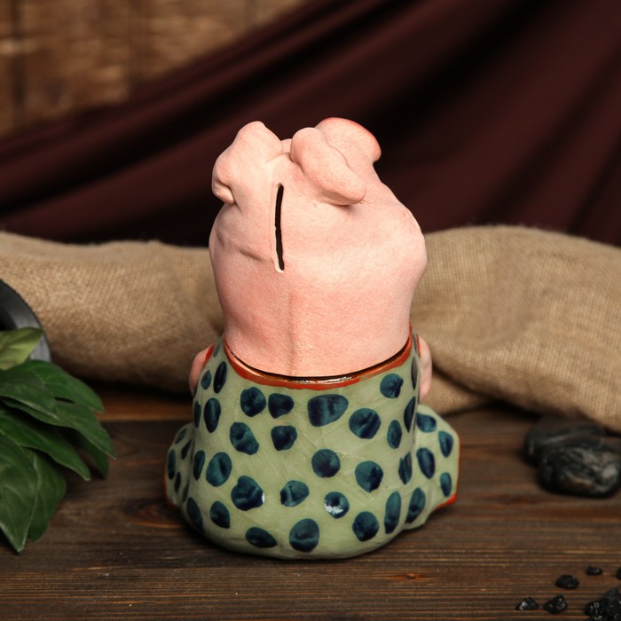 Копилка авторская "Кабанчик", девочка с ножками, микс