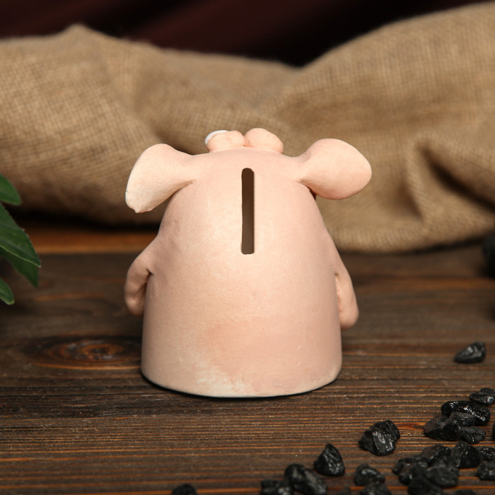 Копилка авторская "Удивленная свинка", микс