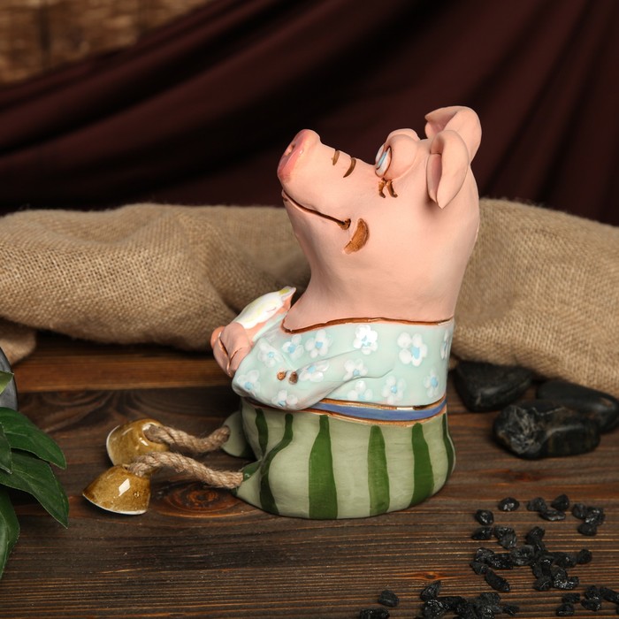 Копилка "Кабанчик " с ножками микс