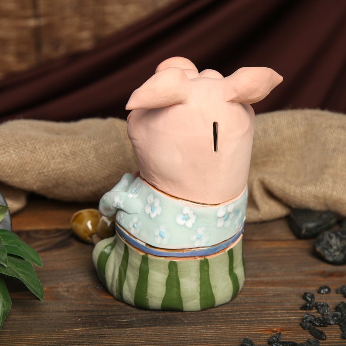 Копилка "Кабанчик " с ножками микс