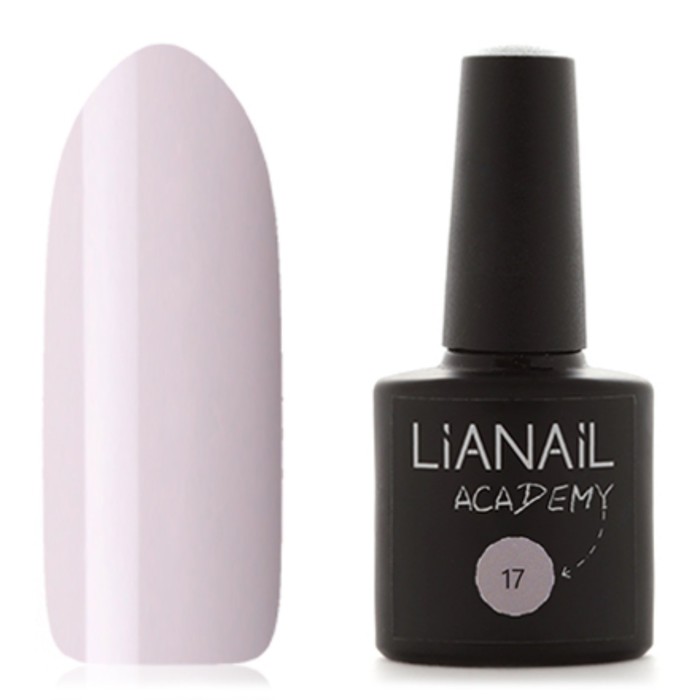 Гель-лак Lianail Academy розовато-ловандовый №17, 10 мл