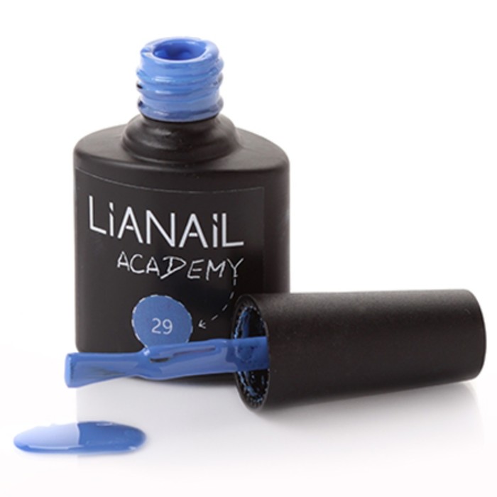 Гель-лак Lianail Academy отдаленно-синий №29, 10 мл