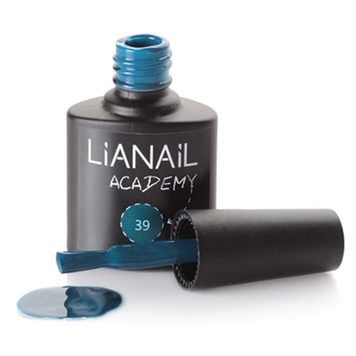 Гель-лак Lianail Academy зеленовато-синий №39, 10 мл