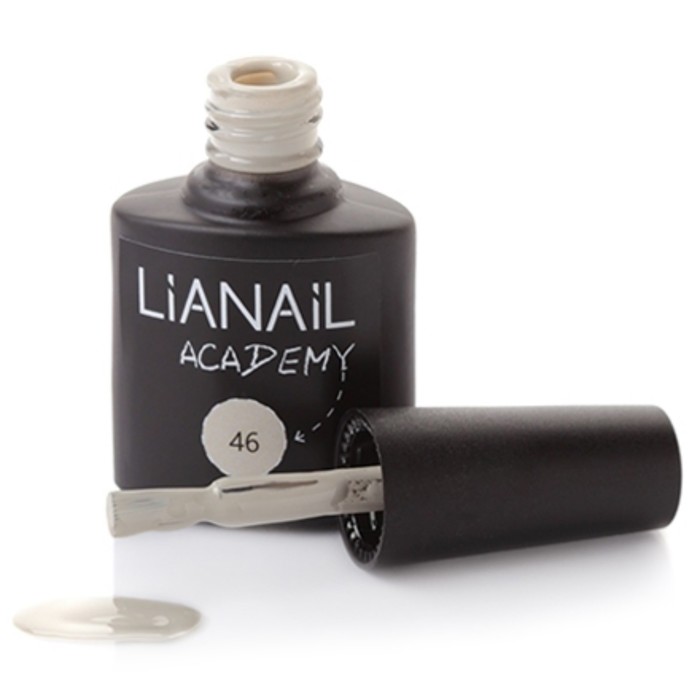 Гель-лак Lianail Academy бежево-серый №46, 10 мл