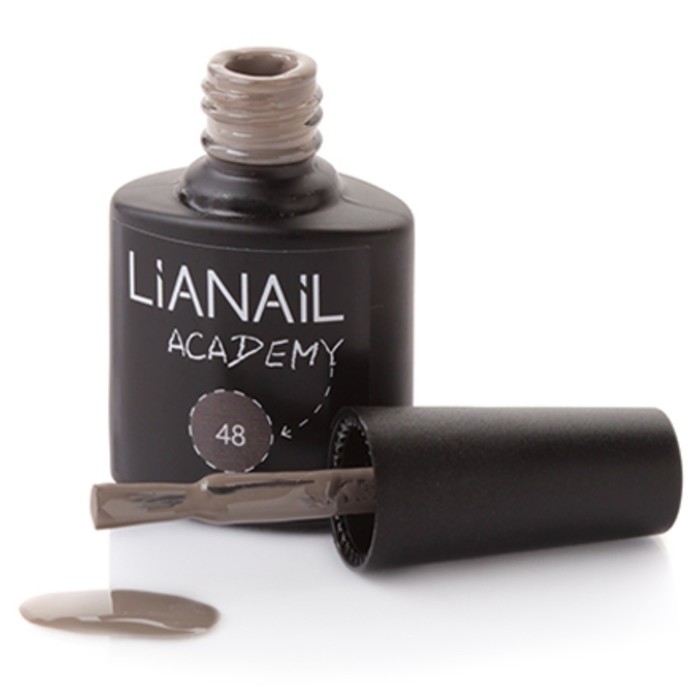 Гель-лак Lianail Academy коричнево-серый №48, 10 мл