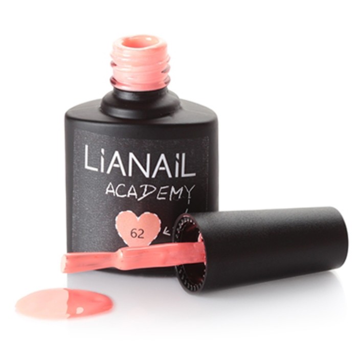Гель-лак Lianail Academy оранжево-розовый №62, 10 мл