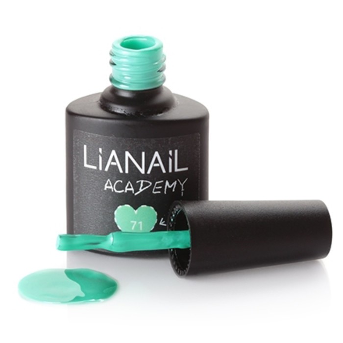 Гель-лак Lianail Academy карибский зеленый №71, 10 мл