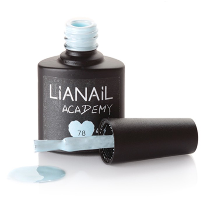 Гель-лак Lianail Academy бело-голубой №78, 10 мл