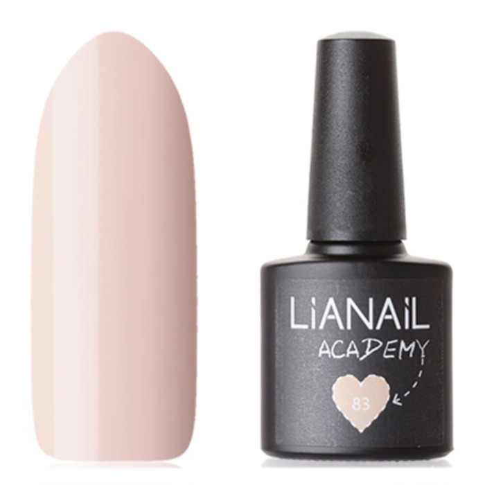 Гель-лак Lianail Academy телесно-бежевый №83, 10 мл