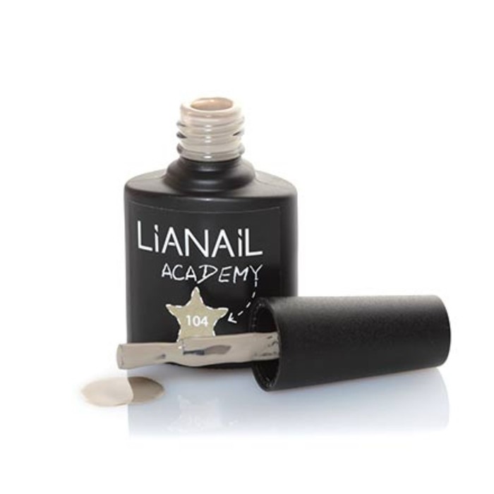 Гель-лак Lianail Academy пепельный хаки №104, 10 мл