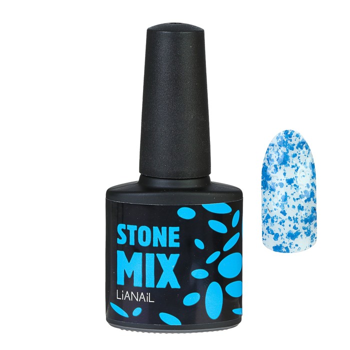 Гель-лак Lianail Stone MIX "Лазурит", 10 мл