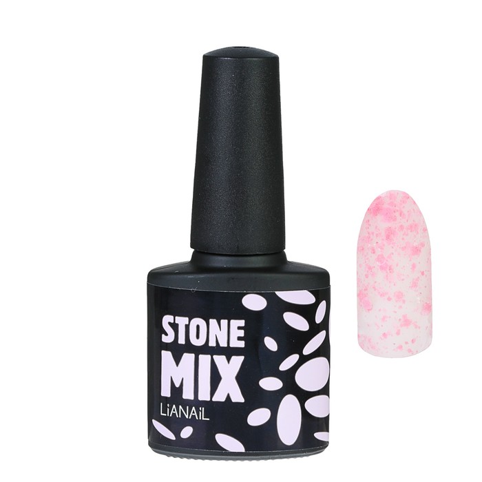 Гель-лак Lianail Stone MIX " Розовый кварц", 10 мл
