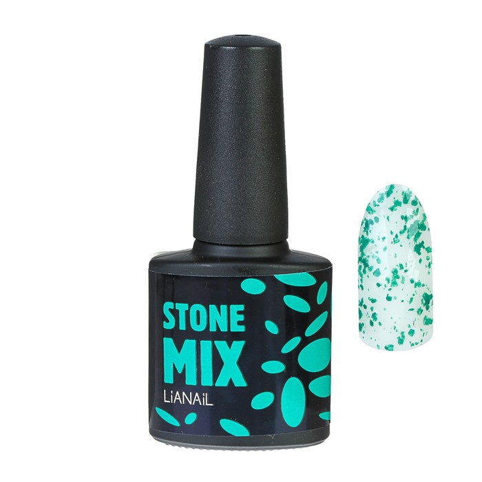 Гель-лак Lianail Stone MIX "Малахит", 10 мл