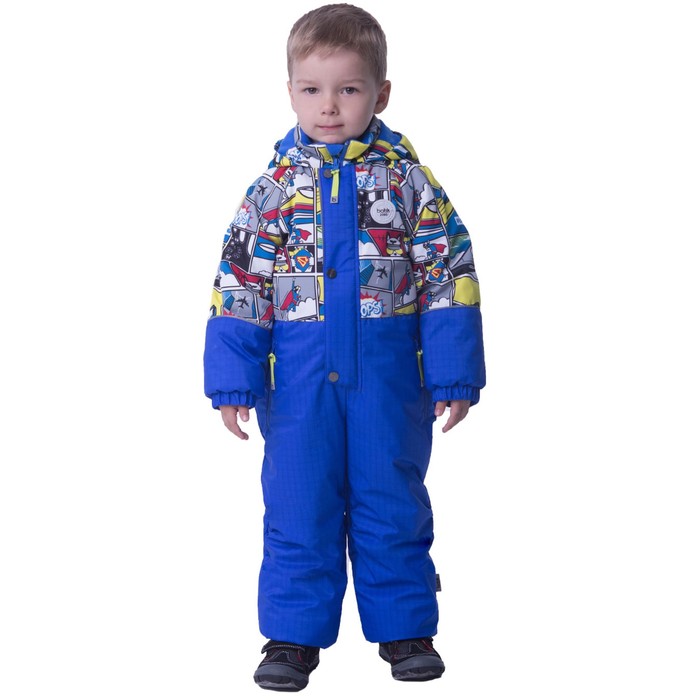 Комбинезон детский, рост 92 см, цвет синий
