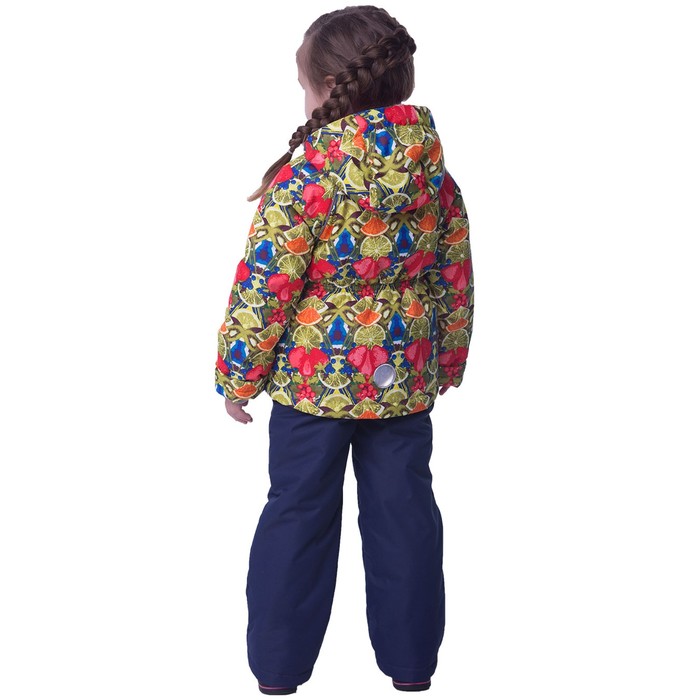 Комплект для девочки, рост 116 см, цвет синий