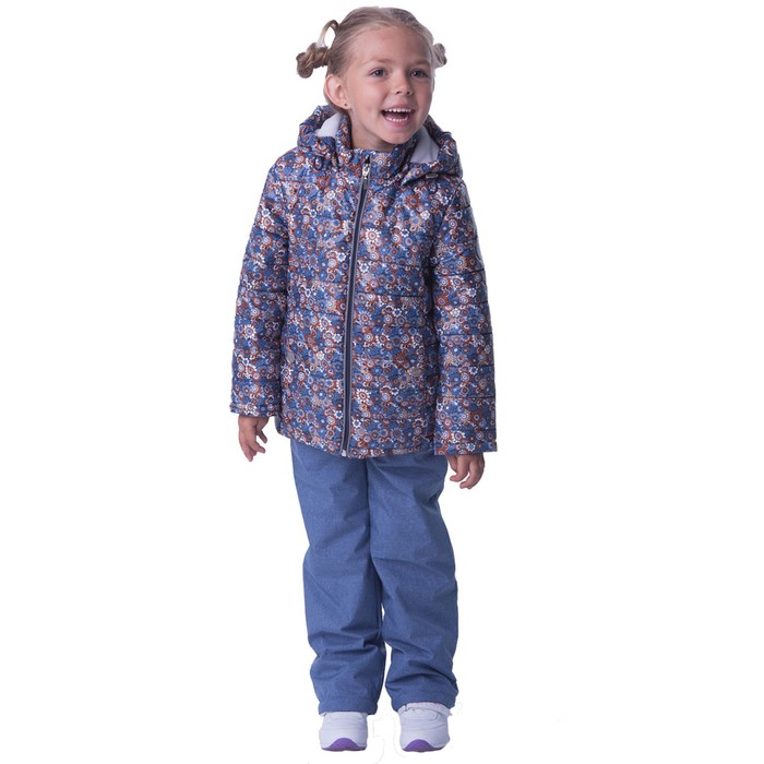 Комплект для девочки, рост 104 см, цвет синий