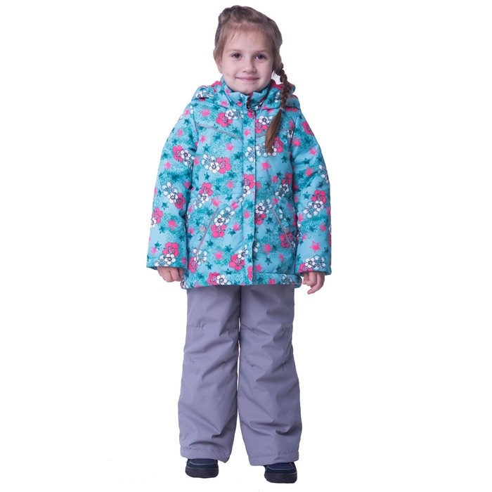 Комплект для девочки, рост 116 см, цвет бирюзовый