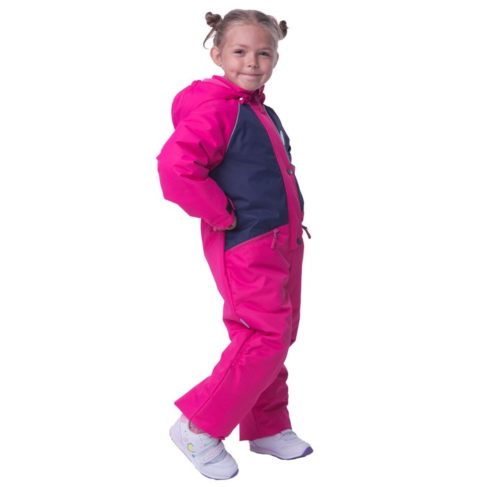 Комбинезон детский, рост 104 см, цвет розовый