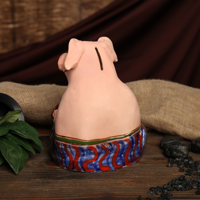 Копилка авторская "Хрюня", микс