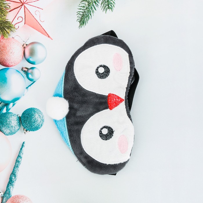 Набор "Пингвин", маска для сна, носки