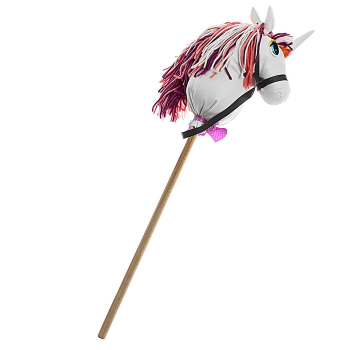 Единорог на палке "Полина" 90 см 633-2018