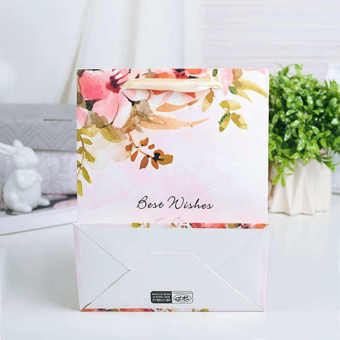 Пакет подарочный люкс, 18 х 8 х 23 см