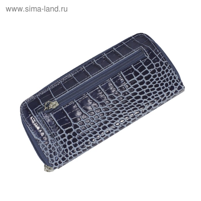 

Кошелёк женский, молния, цвет бирюза аллигатор