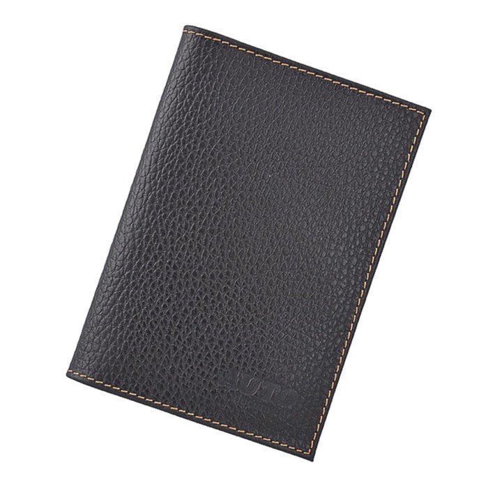 Обложка для автодок., б/з, цвет чёрный флотер джинс