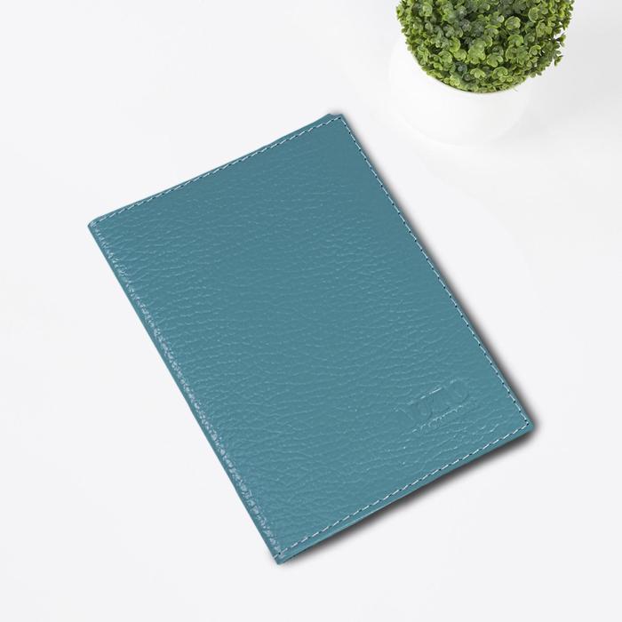 Обложка для автодок., б/з, цвет бирюза флотер