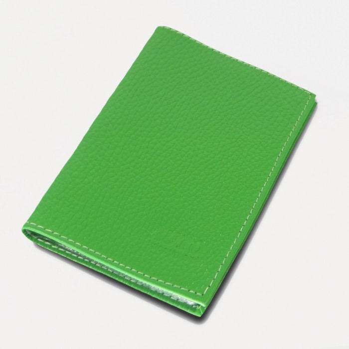 Обложка для автодок., б/з, цвет зеленый флотер