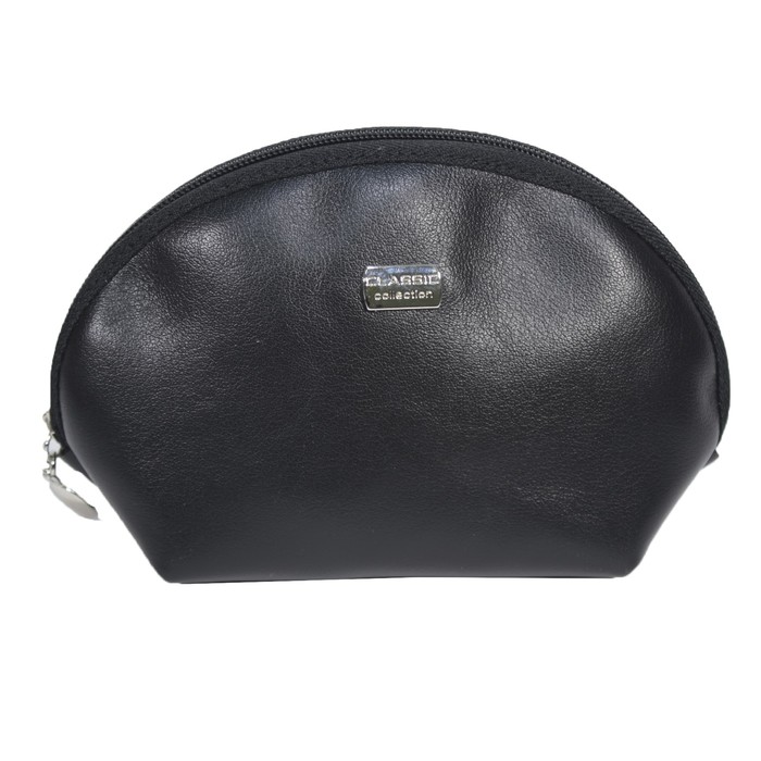 Косметичка простая, молния, цвет чёрный ладья