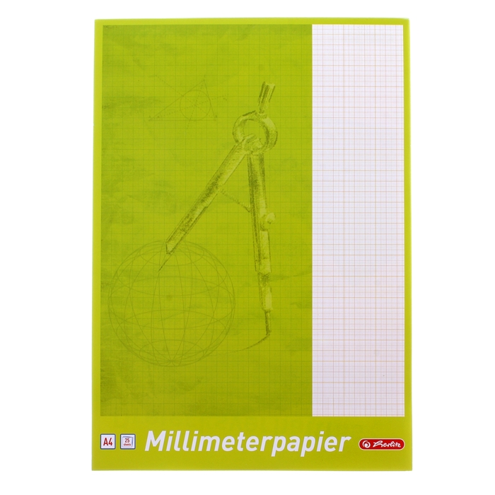 Миллиметровка А4 25л Herlitz 0690404