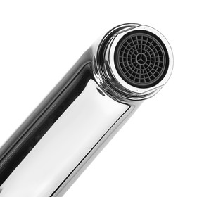 

Излив для смесителя, прямой, нержавеющая сталь, 25 см, аэратор пластик, сетка металл