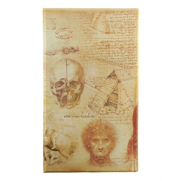 Записная книжка с магнитным клапаном "Гениальные открытия", 96 листов, А6